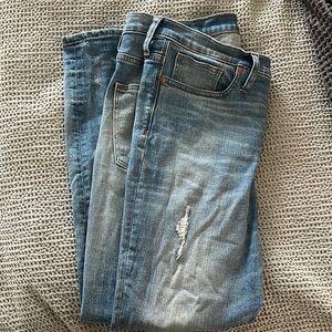 Madewell 9” High Rise Skinny Jeans , 32